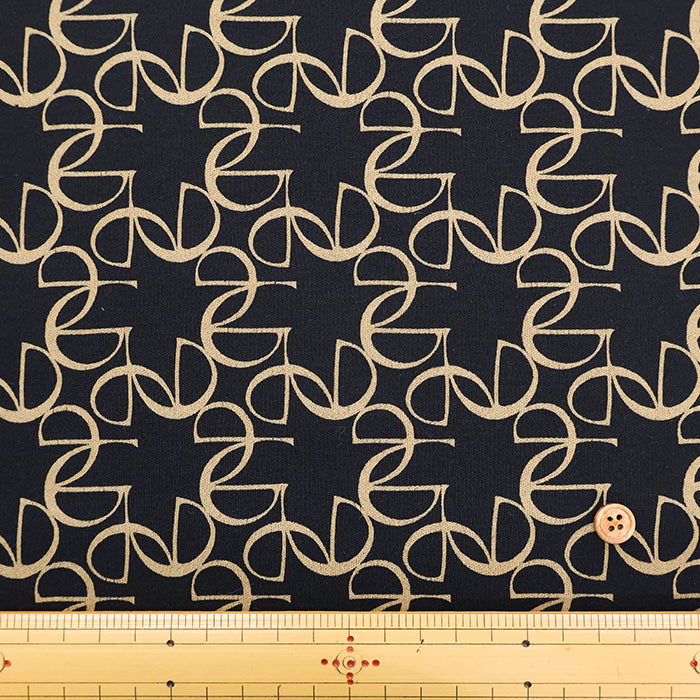 Lyocell Knit Print Fabric - Monogram - nomura tailor