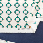 <Patterned Cut>Polyester Print Fabric Panel Pattern (1 Pattern: Approx.110cm×Approx.75cm) - nomura tailor