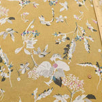 Half linen printed fabric Botanical - nomura tailor