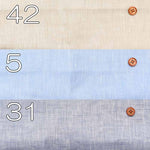 Linen Chambray Fabric Solid Color - nomura tailor