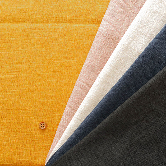 Linen Canvas Fabric - Plain - nomura tailor