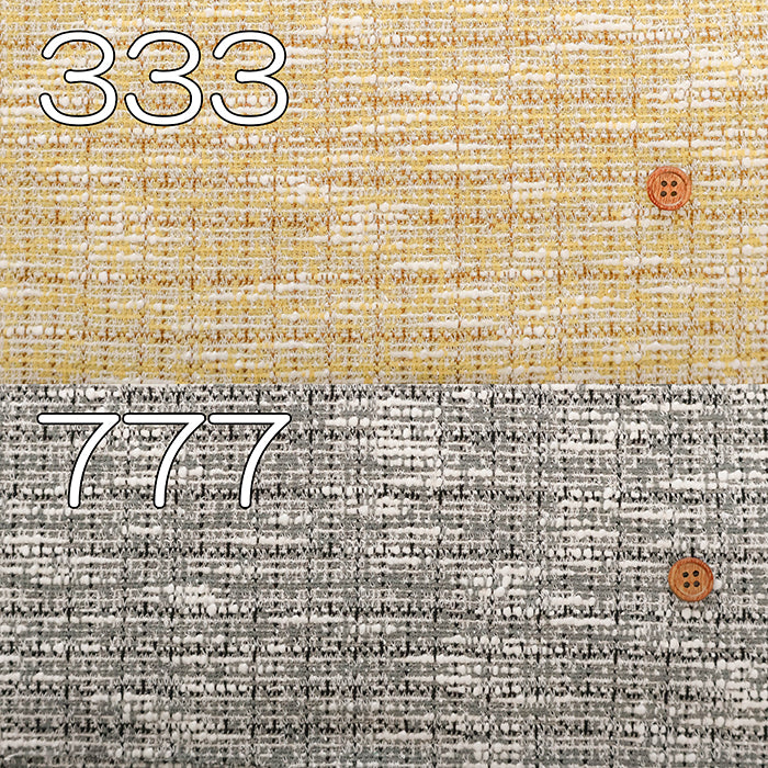 Stretch Slub Fancy Tweed Fabric - nomura tailor