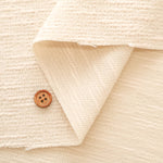 Stretch Slub Fancy Tweed Fabric - nomura tailor