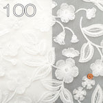 Polyester Tulle Lace Fabric - Flower - nomura tailor