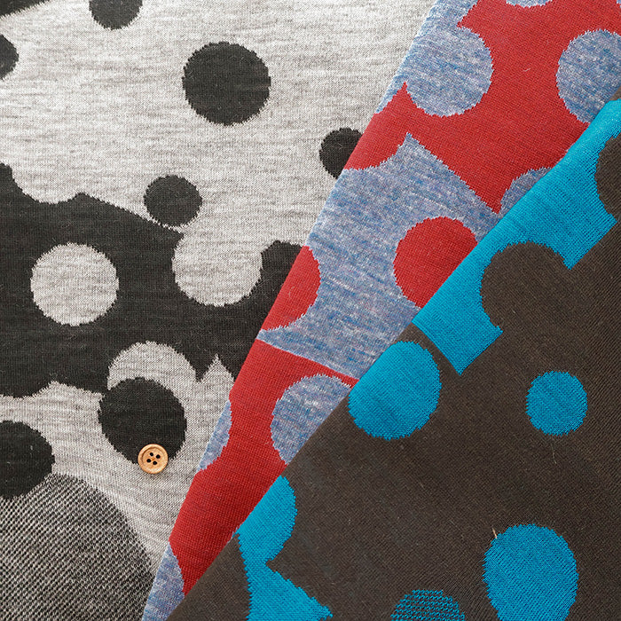 Jacquard Knit Fabric - Puzzle - nomura tailor