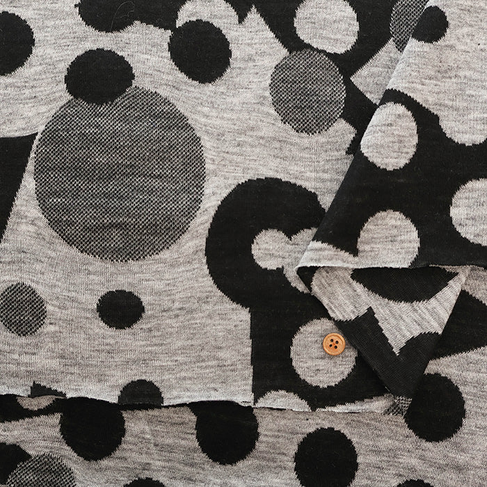 Jacquard Knit Fabric - Puzzle - nomura tailor