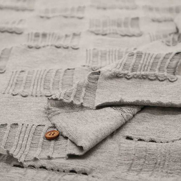Cotton Jacquard Knit Fabric Wind - nomura tailor
