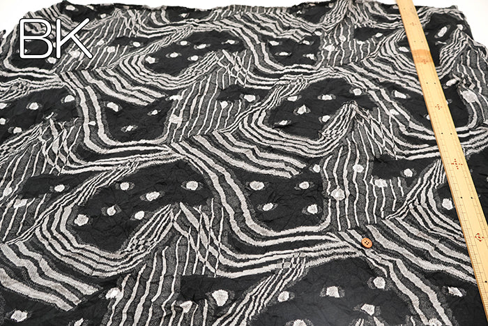 T/C Jacquard Knit Fabric Labyrinth - nomura tailor