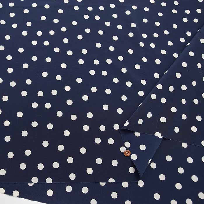 Polyester Desyne Printed Fabric Polka Dots - nomura tailor