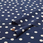 Polyester Desyne Printed Fabric Polka Dots - nomura tailor