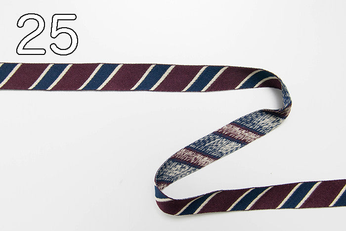 Regimental stripe tape 2cm width - nomura tailor