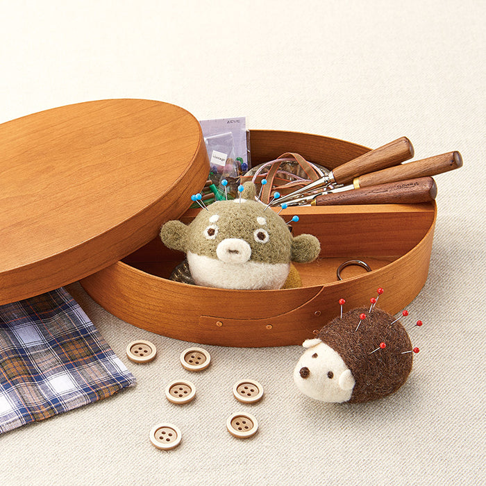Wool Felt Pincushion - Hedgehog - nomura tailor