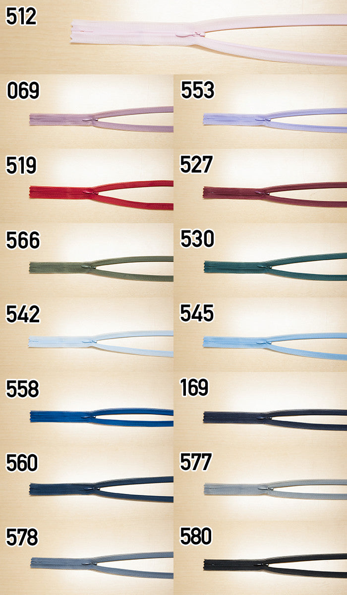 Concile zipper (thin area 56cm) 1 - nomura tailor