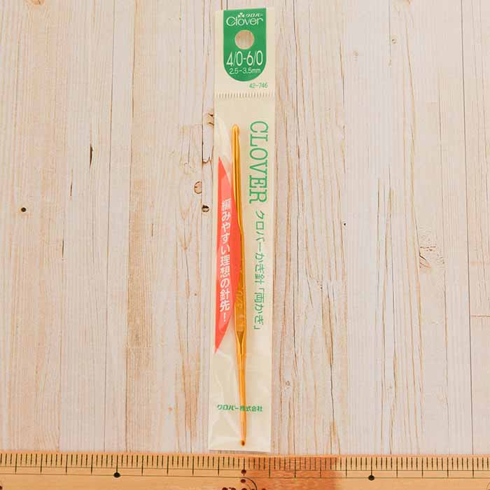 Clover Double-Ended Crochet Hook Size 4/0–6/0 | nomura tailor