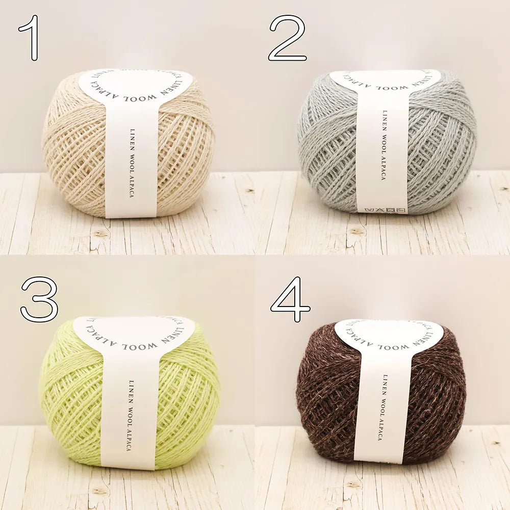 Yarn DARUMA Linen Wool Alpaca - nomura tailor