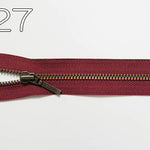 Metal zipper open antique gold 60cm - nomura tailor