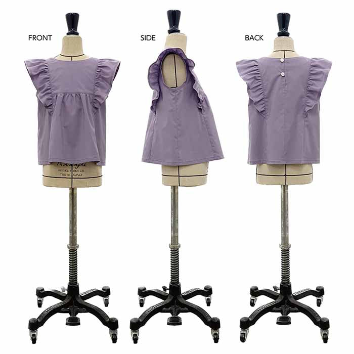 Pattern Paper pattern Children's Frilled Gather Dress - nomura tailor