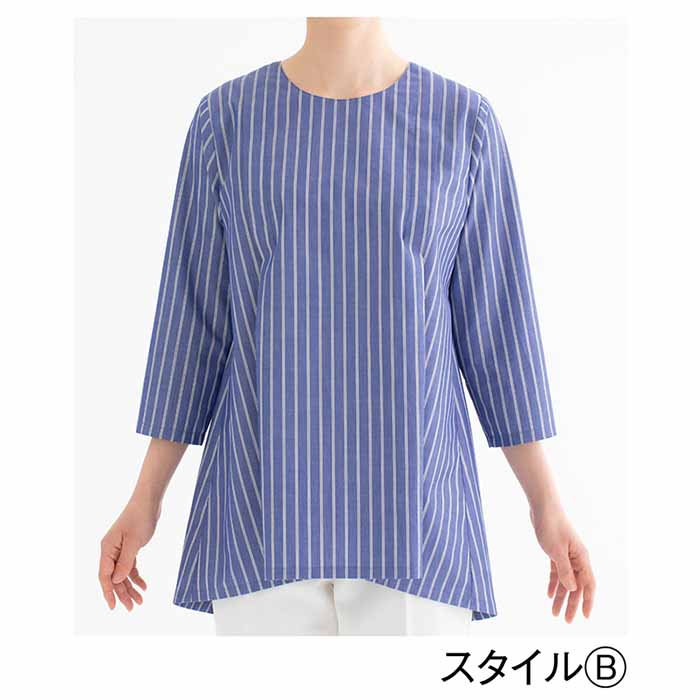 Pattern Paper Shoulder Tuck Blouse - nomura tailor