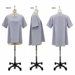 Pattern Paper Shoulder Tuck Blouse - nomura tailor