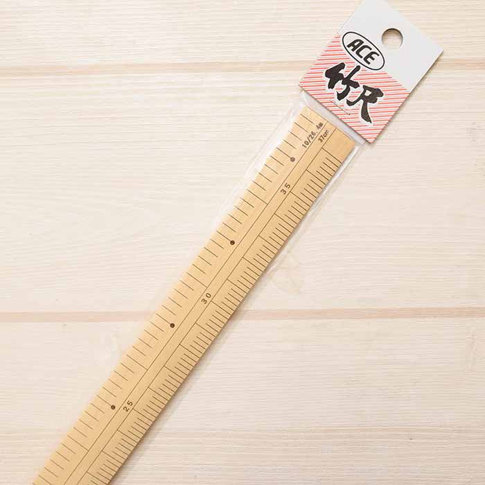 Bamboo scale, whale scale, 37cm (red dot in the center) - nomura tailor