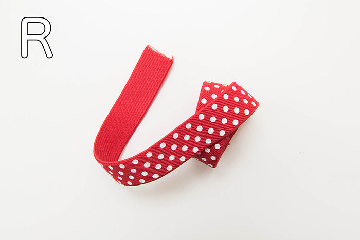 Polka dot weave rubber 2cm - nomura tailor