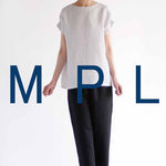 Pattern / pattern tack sleeve T blouse - nomura tailor