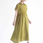 Pattern Paper Flat-colored Dress - nomura tailor