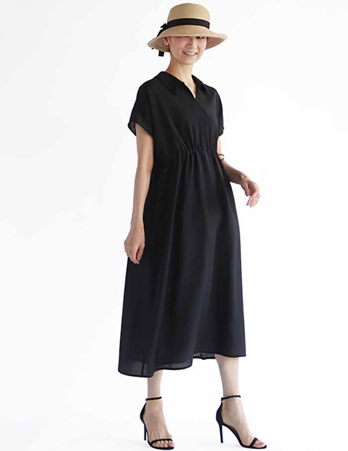 Pattern Paper Flat-colored Dress - nomura tailor