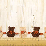 Bonnie Lace - Bear Heart Approx.35 mm width - nomura tailor