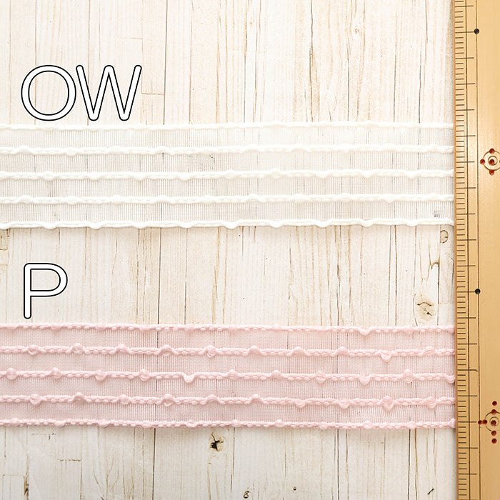 Wave Ribbon - Approx.40 mm width - nomura tailor