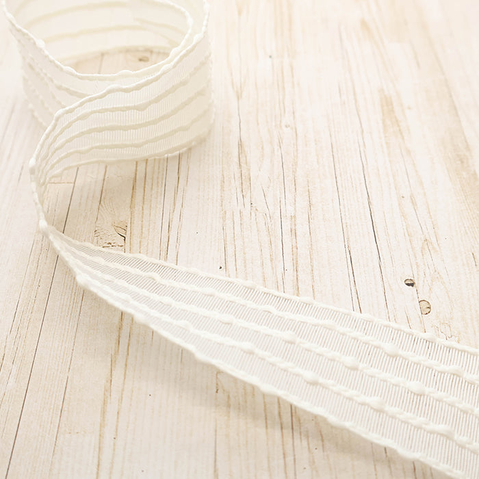 Wave Ribbon - Approx.40 mm width - nomura tailor
