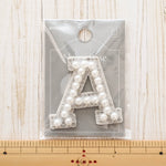 Sticker Patch - Pearl Alphabet A - nomura tailor