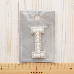Sticker Patch - Pearl Alphabet  I - nomura tailor