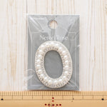 Sticker Patch - Pearl Alphabet O - nomura tailor
