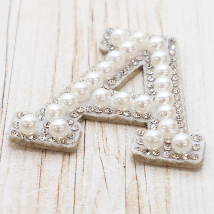 Sticker Patch - Pearl Alphabet R - nomura tailor