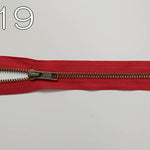 Metal zipper open antique gold 80cm - nomura tailor