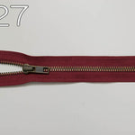 Metal zipper open antique gold 80cm - nomura tailor