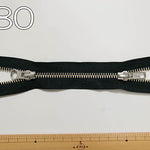 Metal zipper opening up and down 80cm - nomura tailor