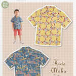 Pattern/pattern paper Children's Aloha Shirt - nomura tailor