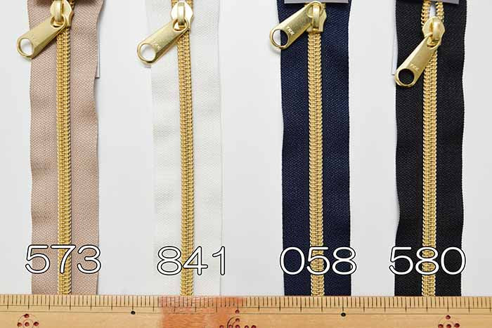 Metalion fastener 20cm gold - nomura tailor