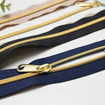 Metalion fastener 20cm gold - nomura tailor