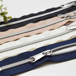 Metalion fastener 20cm silver - nomura tailor