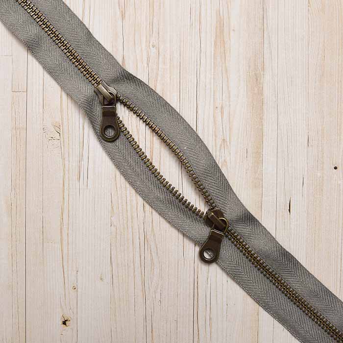 Marble tape zipper 60cm double opening 1 - nomura tailor