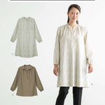 Pattern pattern pattern pull -tunic blouse - nomura tailor