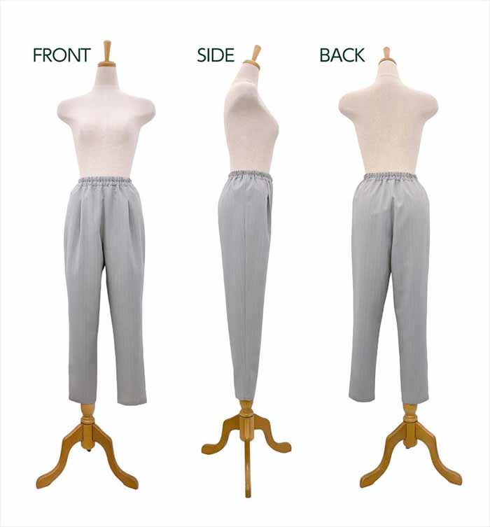 Pattern/pattern paper Tapered pants with elastic waistband - nomura tailor