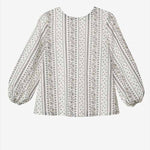 Pattern/pattern Voluminous Sleeve Blouse - nomura tailor