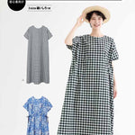 Pattern/pattern Loose wide dress - nomura tailor