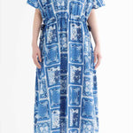 Pattern/pattern Loose wide dress - nomura tailor