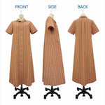 Pattern/pattern Open collar dress - nomura tailor