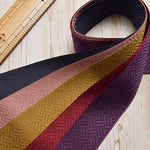 Konishi Ribbon Japanese Pattern Jacquard 24mm - nomura tailor